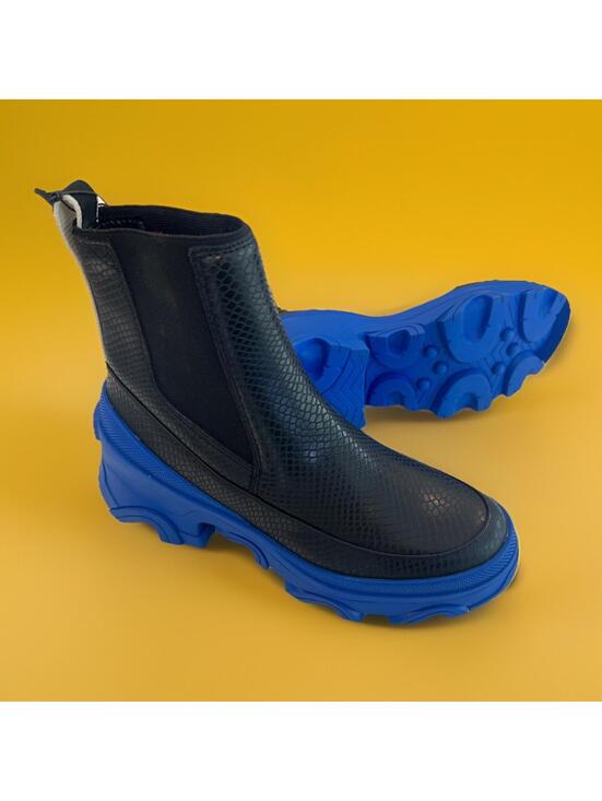 Sorel Shoes - $179 New SOREL Brex Chelsea Boot Size 6 Womens Black Blue Waterproof